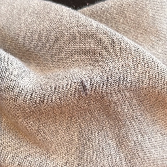 Under Armor grey fleece hoodie, youth L - Picture 5 of 5